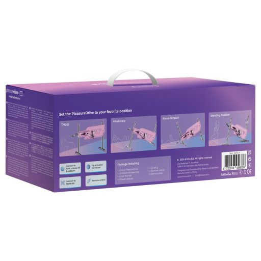 Kiiroo Pleasure Drive - okos hálózati szexgép (pink)