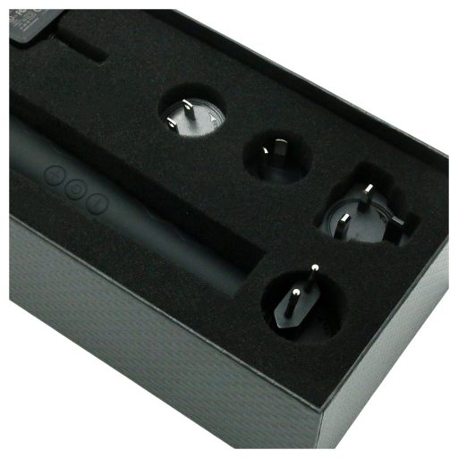 Pixey Deluxe Black Velvet - wand vibrátor M (fekete)