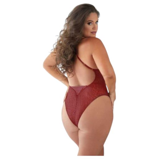 / Allure - leopárdmintás body (piros)