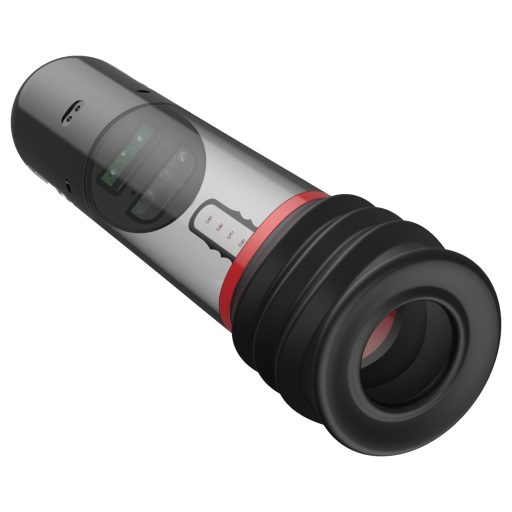 Peak Performa - infraledes, automata péniszpumpa (átlátszó)