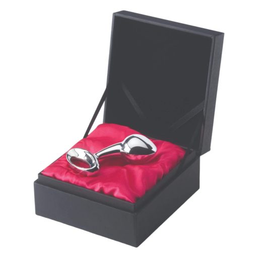 Njoy M - közepes fém anál plug (ezüst)