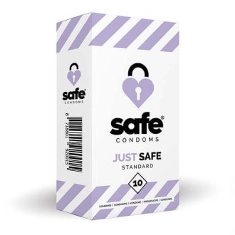 SAFE Just Safe - standard óvszer - vanília (10db)