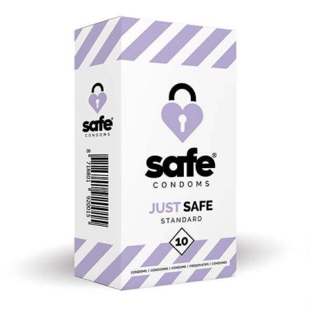 SAFE Just Safe - standard óvszer - vanília (10db)