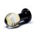 GLAS Galileo - üveg anál plug (fekete-arany)