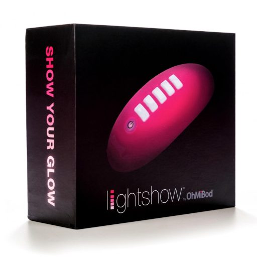 / OhMiBod Lightshow - app-vezérelt csiklóizgató vibrátor LED-fénnyel (pink)