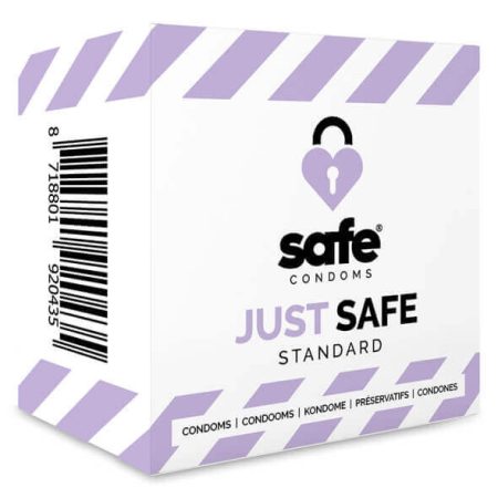 SAFE Just Safe - standard óvszer - vanília (5db)