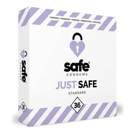 SAFE Just Safe - standard óvszer - vanília (36db)