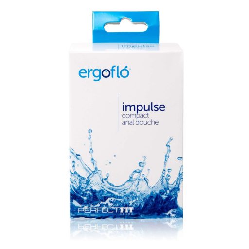 Perfect Fit Ergoflo Impulse - anál- és intim mosó (fekete)
