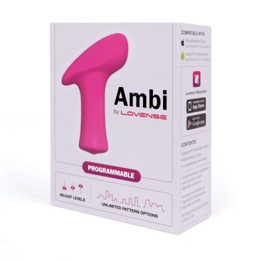 LOVENSE Ambi - okos, 2 motoros csikló vibrátor (pink)