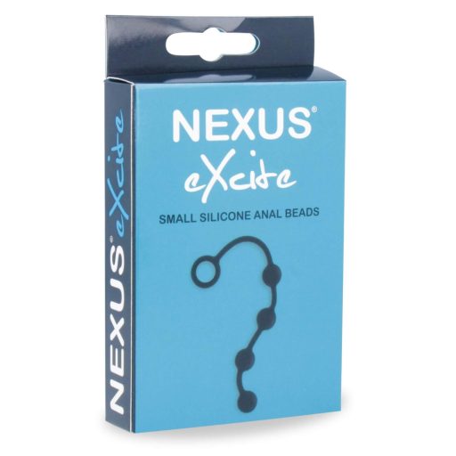 Nexus Excite - 4 gyöngyös anál dildó - fekete (kicsi)