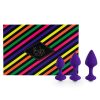 FEELZTOYS Bibi - anál plug szett - lila (3 részes)