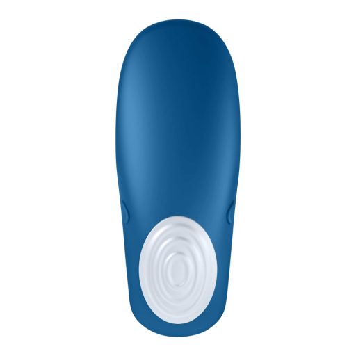 Satisfyer Double Whale - 2 motoros párvibrátor (kék)