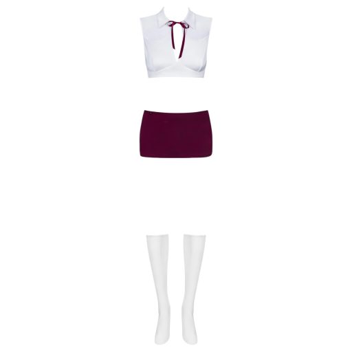 Obsessive Student - diáklány jelmez szett (5 részes)