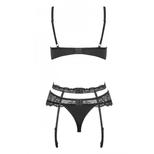 Obsessive Heartina - fehérnemű szett (fekete)