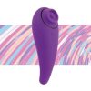 FEELZTOYS Femmegasm - akkus 2in1 csikló vibrátor (lila)