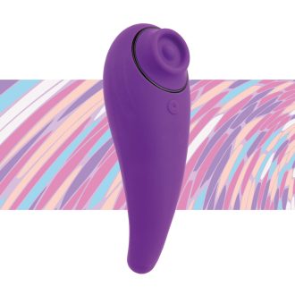  FEELZTOYS Femmegasm - akkus 2in1 csikló vibrátor, csiklóizgató (lila)