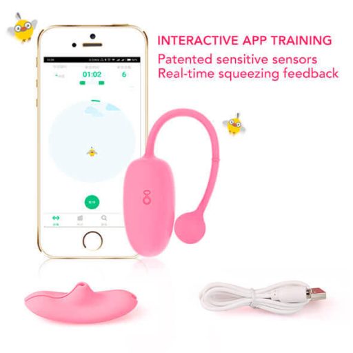 Magic Motion Kegel Coach - vibrációs gésagolyó (pink)