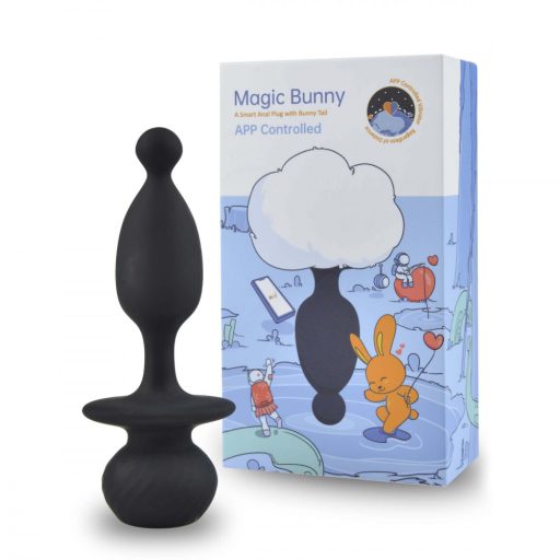 Magic Motion Bunny – App-vezérelt análvibrátor nyuszifarokkal (fehér)