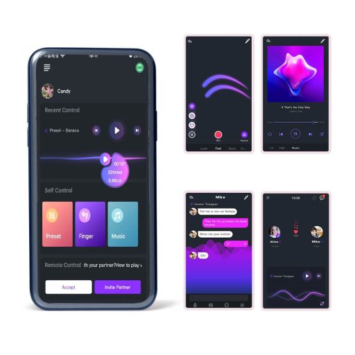 Magic Motion Rise - App-vezérelt vibrációs péniszgyűrű (fekete)