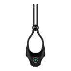   Nexus Forge - állítható, akkus vibrációs lasszó péniszgyűrű (fekete)