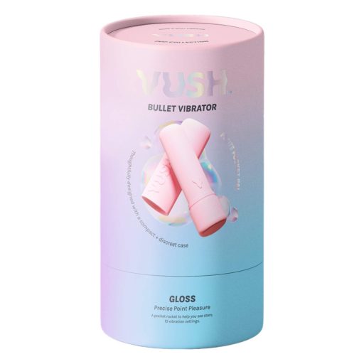 Vush Pop Gloss - akkus, vízálló mini vibrátor (pink)