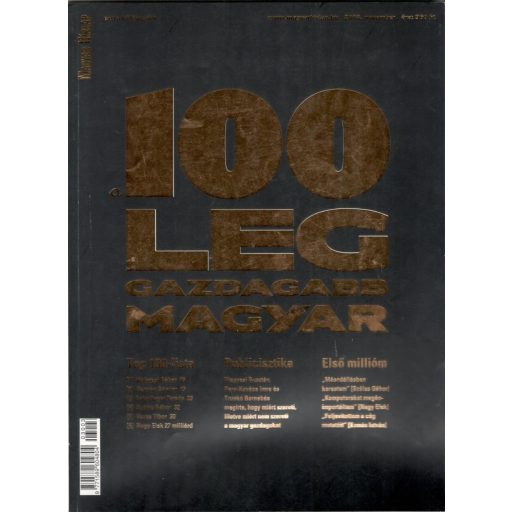 Playboy magazin 2003. November + 100 Leggazdagabb magyar magazin különszám