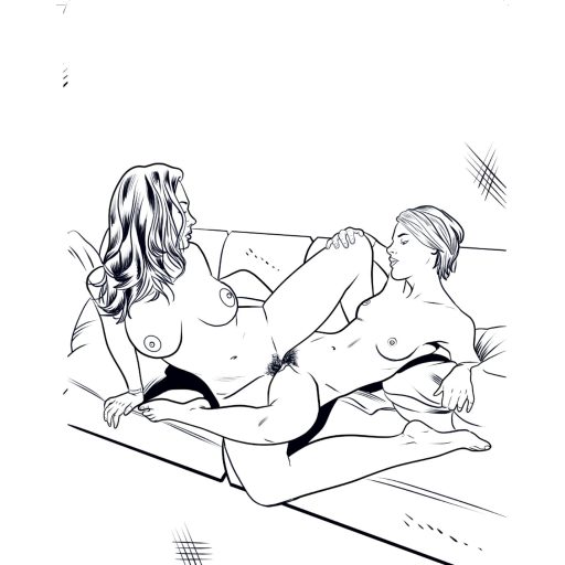 / WoodRocket - Leszbikus pornó felnőtt szex színező